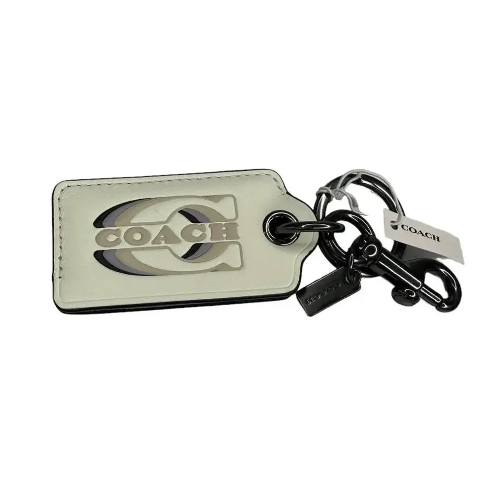 Coach Bottle Opener Key Fob With Coach Stamp Chalk